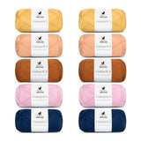 ANYDAY Cotton 8/4 Colorbag 10-pack