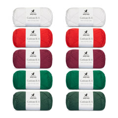 ANYDAY Cotton 8/4 Colorbag 10-pak 