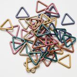 Mayflower Create Stitch markers mix Metal Triangular 42 pcs. - Mix 2