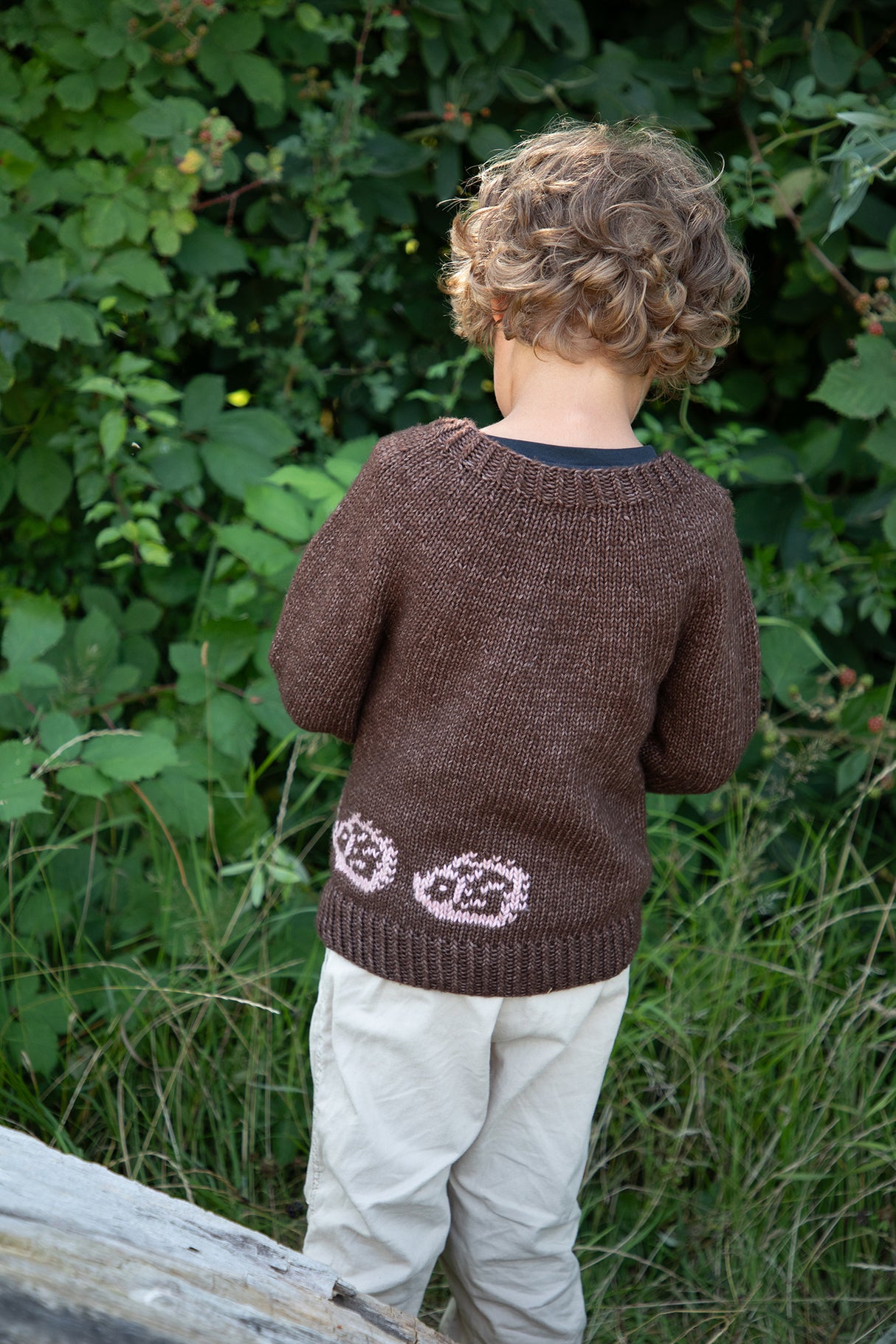 Hedgehog sweater for kids