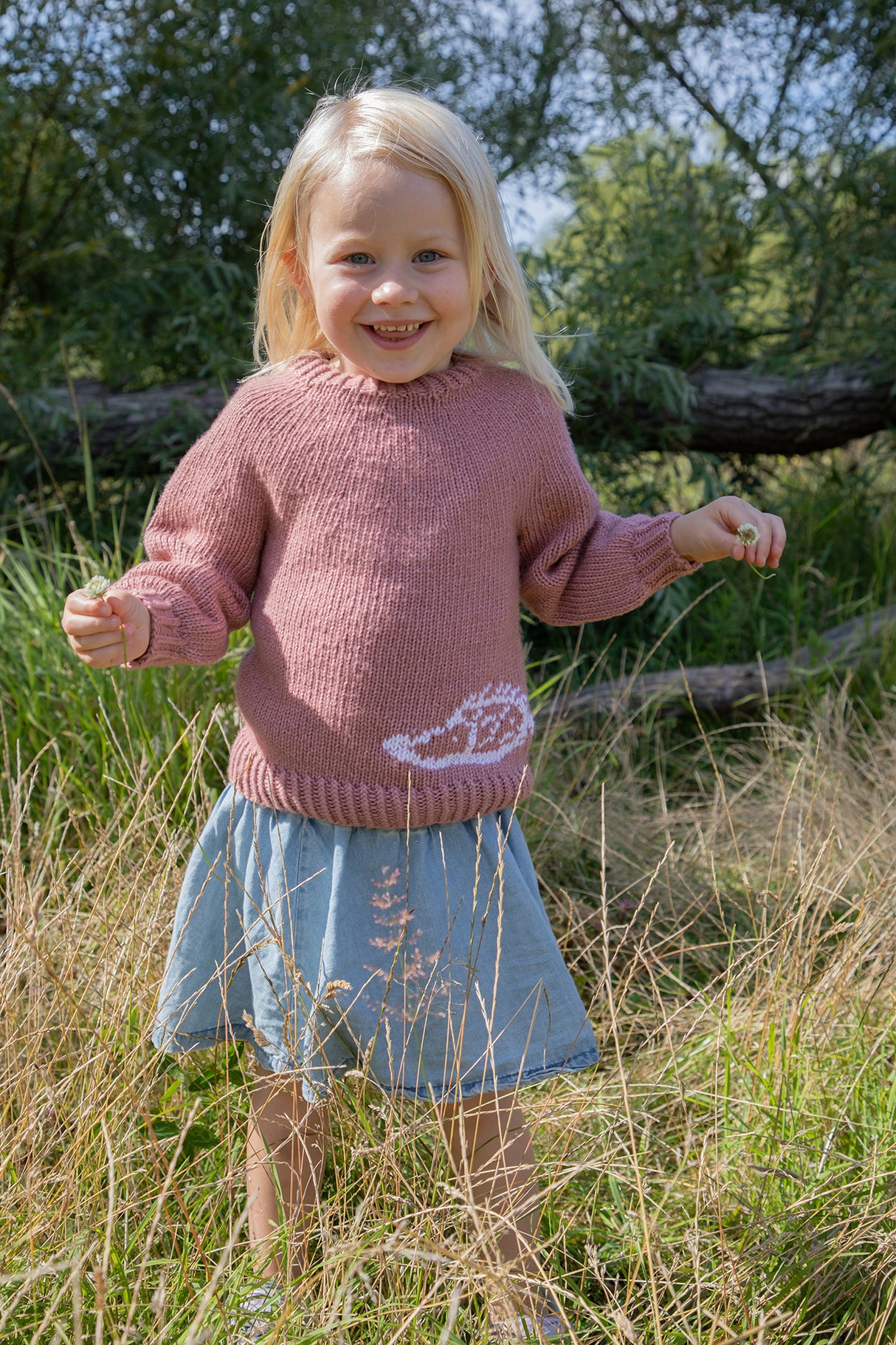 Hedgehog sweater for kids