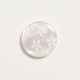 Mayflower Create buttons - 2 -hole with flower