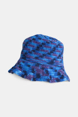 Crochet Bully Hat for Adults - Print Style