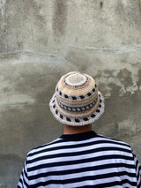 Bucket hat with graphic pattern 