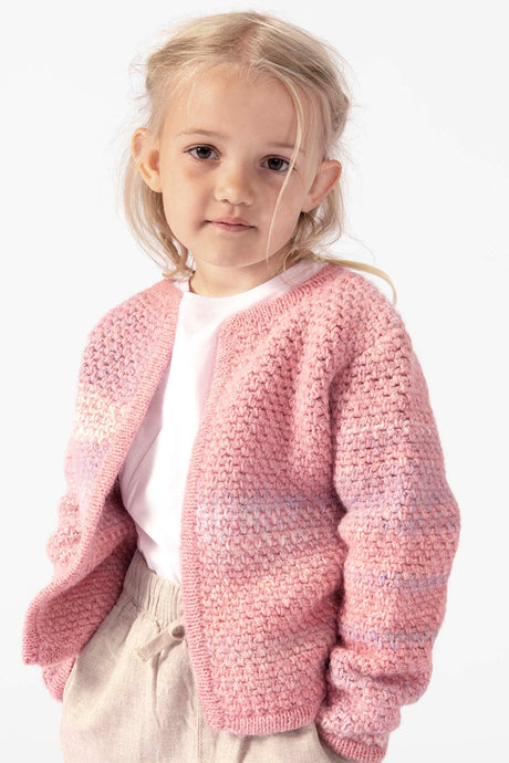 Short, crocheted jacket junior