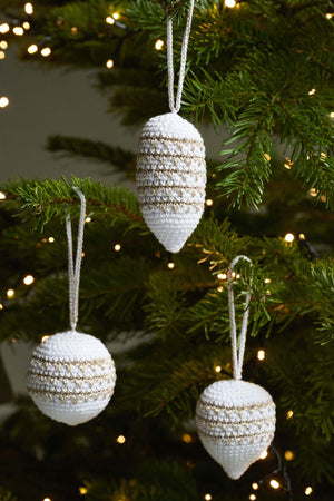 Crochet Christmas balls