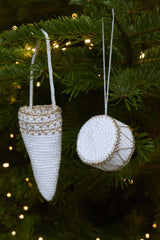 Crochet Crochet House and Christmas Drum