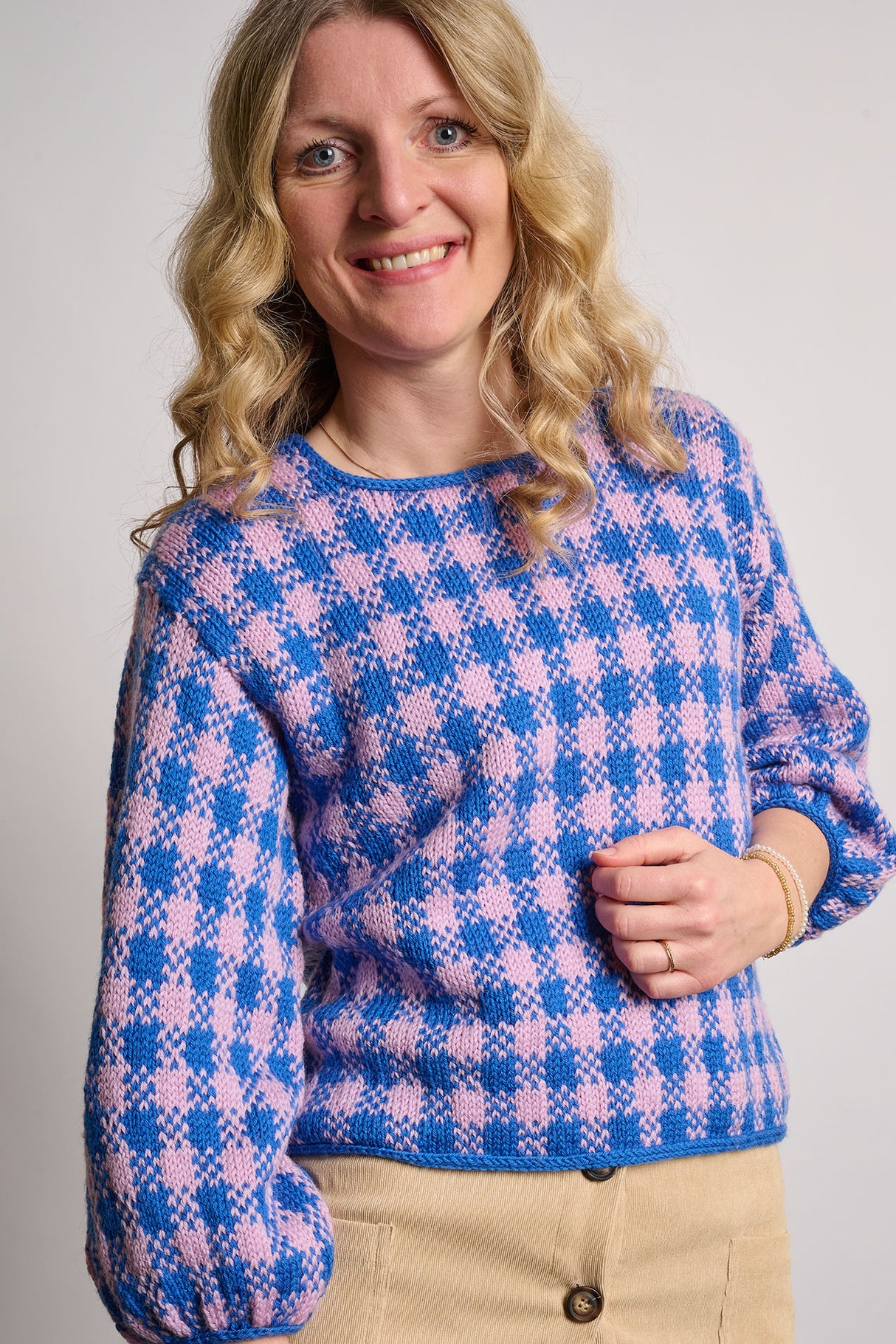 GinghamSweater Pattern 