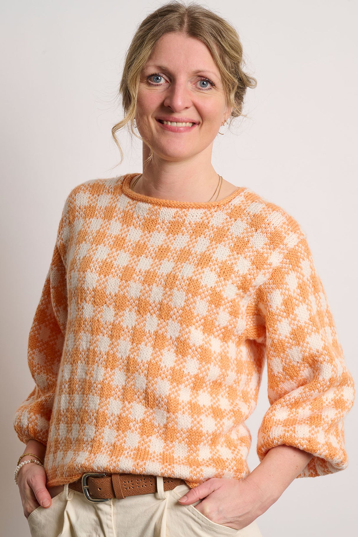 GinghamSweater Pattern 