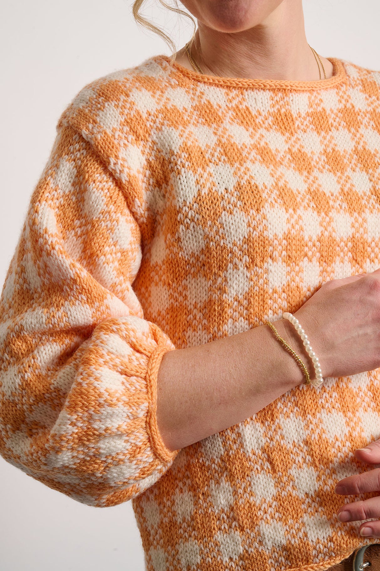 GinghamSweater Pattern 