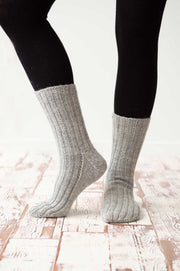 Ribbed socks 