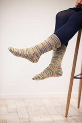 Simple socks in Honeybee Print