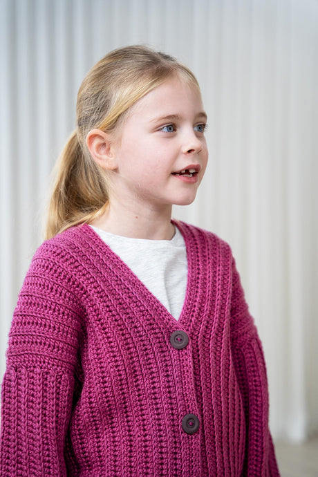 Embla Cardigan Junior (Hæklet)