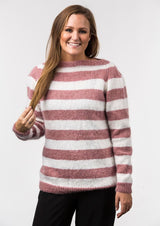 Sweater i strib