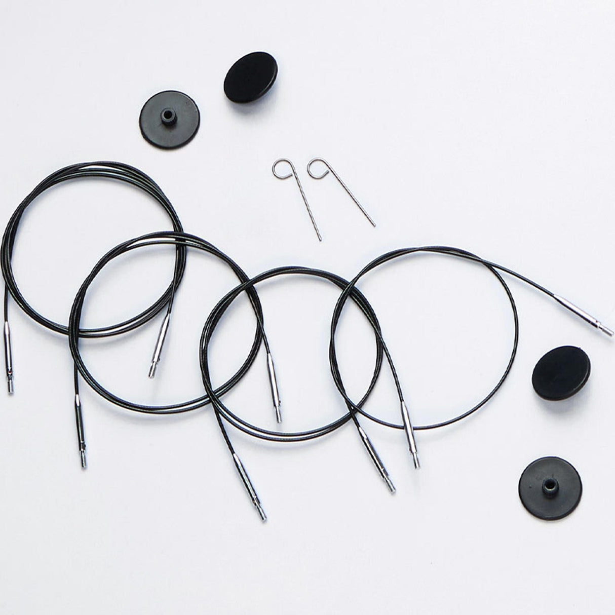 Swivel Wires Stainless Steel Black 