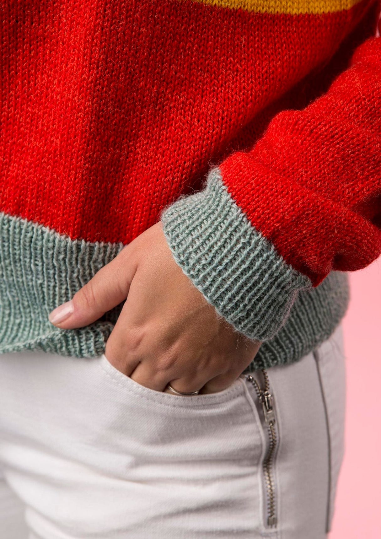 Striped blouse in four colors