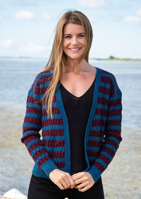 Striped cardigan