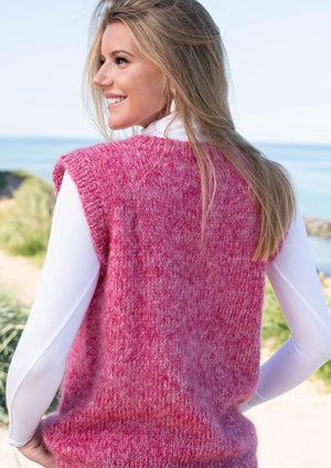 Vest in Super Kid Silk 