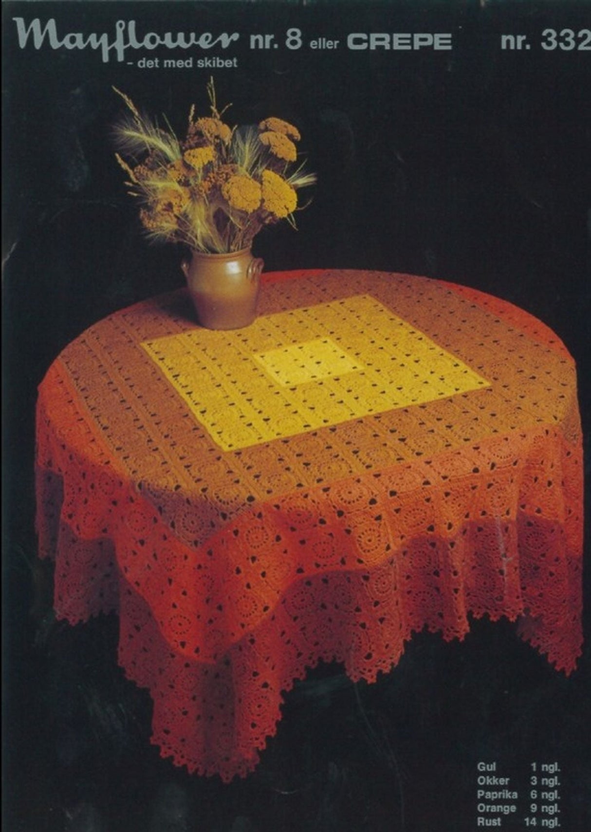 Crochet tablecloth