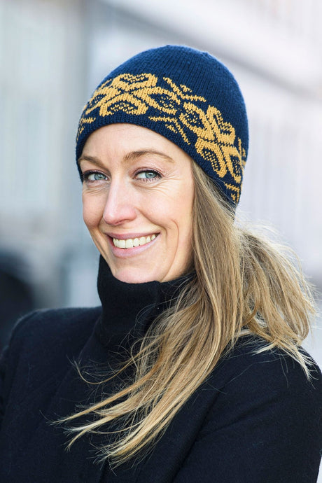 Beanie with pattern