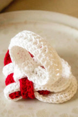 Christmas heart napkin ring